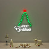 Merry Christmas Tree LED Neon Light